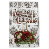 Sac Cadeau Moyen Joyeux Cadeaux de Noël (Devant)