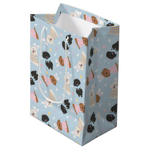 Sac Cadeau Moyen Joyeux Chiens de Pâques