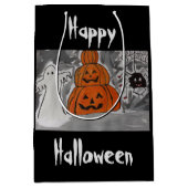 Sac Cadeau Moyen Joyeux Halloween (Devant)