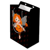 Sac Cadeau Moyen Joyeux Halloween (Dos Angle)