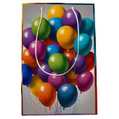 Sac Cadeau Moyen Joyeux Invitation d'anniversaire (Devant)