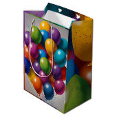 Sac Cadeau Moyen Joyeux Invitation d'anniversaire (Dos Angle)