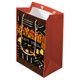 Sac Cadeau Moyen Joyeux Kwanzaa