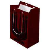Sac Cadeau Moyen Joyeux Kwanzaa (Devant Angle)