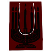 Sac Cadeau Moyen Joyeux Kwanzaa (Dos)