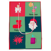 Sac Cadeau Moyen Joyeux Noël (Dos)