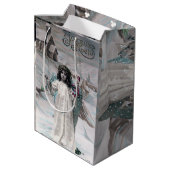 Sac Cadeau Moyen Joyeux Noel (Dos Angle)