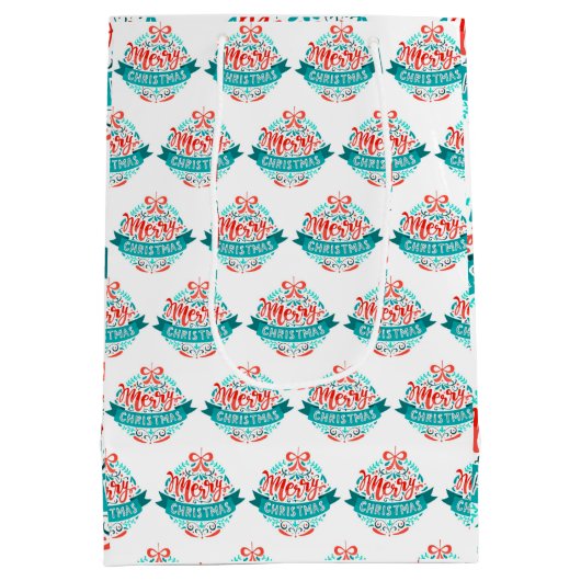 Sac Cadeau Moyen Joyeux Noël (Dos)