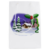 Sac Cadeau Moyen Joyeux Noël (Devant)