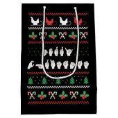 Sac Cadeau Moyen Joyeux Noël - ASL American Sign Language I (Dos)