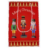 Sac Cadeau Moyen Joyeux Noël avec Nutcracker (Dos)
