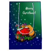 Sac Cadeau Moyen Joyeux Noël avec Rat Prince (Dos)
