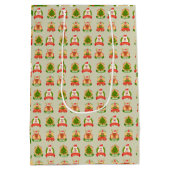 Sac Cadeau Moyen Joyeux Noël Père Noël (Dos)