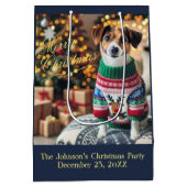 Sac Cadeau Moyen Joyeux Noël photo (Dos)