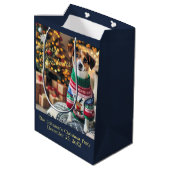 Sac Cadeau Moyen Joyeux Noël photo (Dos Angle)