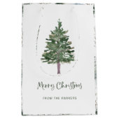 Sac Cadeau Moyen Joyeux Noël | Pin simple minimal (Devant)