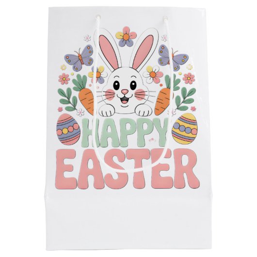 SAC CADEAU MOYEN JOYEUX PÂQUES (Dos)