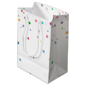 Sac Cadeau Moyen Joyeux points Confetti (Dos Angle)