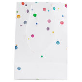 Sac Cadeau Moyen Joyeux points Confetti (Dos)