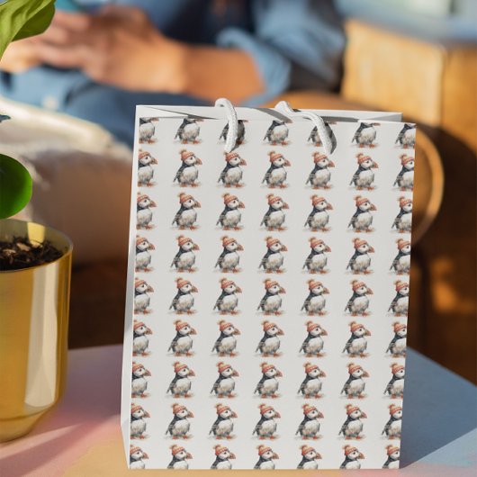 Sac Cadeau Moyen Joyeux Puffin