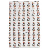 Sac Cadeau Moyen Joyeux Puffin (Dos)