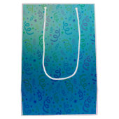 Sac Cadeau Moyen Joyeux Train D'Anniversaire Avec De Beaux Souhaits (Dos)