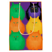 Sac Cadeau Moyen Juger des chats (Dos)