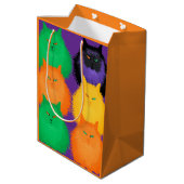 Sac Cadeau Moyen Juger des chats (Dos Angle)