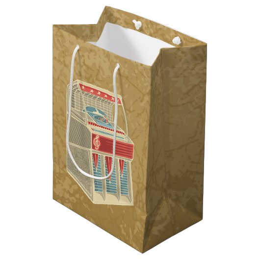Sac Cadeau Moyen Juke-box (Devant Angle)