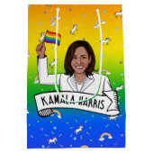 Sac Cadeau Moyen Kamala Harris Pride (Dos)