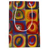 Sac Cadeau Moyen Kandinsky Farbstudie Quadrate Colourful Squares (Devant)