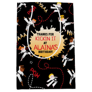 Sac Cadeau Moyen Karate Kids Taekwondo Enfants Cadeau de fête d'ann