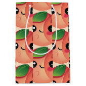 Sac Cadeau Moyen Kawaii Peach (Devant)