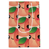 Sac Cadeau Moyen Kawaii Peach (Dos)