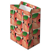 Sac Cadeau Moyen Kawaii Peach (Dos Angle)
