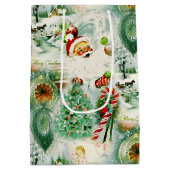 Sac Cadeau Moyen Kitschmas Nostalgique (Dos)