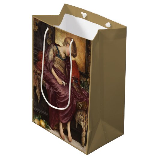 Sac Cadeau Moyen Kitten (par Frederic Leighton) (Devant Angle)