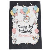 Sac Cadeau Moyen Kitty Cuteness Overload : C'est le premier Purr-ty (Devant)