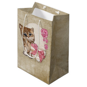 Sac Cadeau Moyen Kitty Valentine Victorian Média mixte