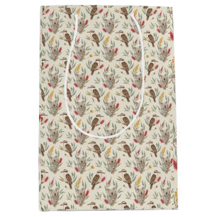 Sac Cadeau Moyen Koalas australiens, Kookaburras et Flore Native