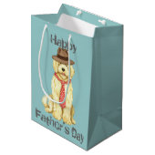 Sac Cadeau Moyen Komondor Papa (Devant Angle)