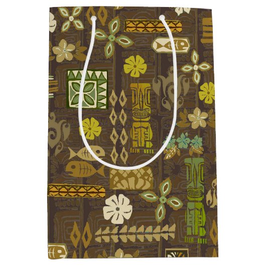 Sac Cadeau Moyen Kona Coast Tiki Tropix (Devant)