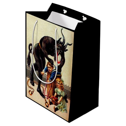 Sac Cadeau Moyen Krampus Enfants en panier Noël Noël Noël Noël Noël (Dos Angle)