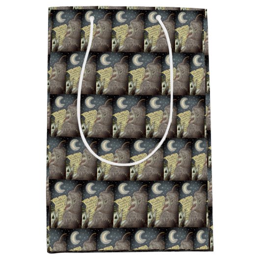 Sac Cadeau Moyen KRAMPUS NAUGHTLIST CHRISTMAS CADEAU BAG Moyen (Devant)