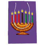 Sac Cadeau Moyen Kwanzaa Kinara (Devant)