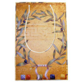 Sac Cadeau Moyen La couronne olive (Devant)