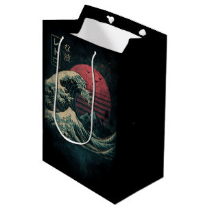 Sac Cadeau Moyen La Grande Classique de la Vague Rétro