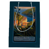 Sac Cadeau Moyen La la Riviera Italienne (Dos)