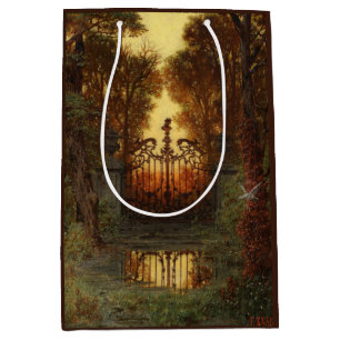 Sac Cadeau Moyen La porte du château (par Ferdinand Knab)