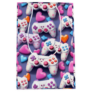 Sac Cadeau Moyen La Saint Valentin du joueur